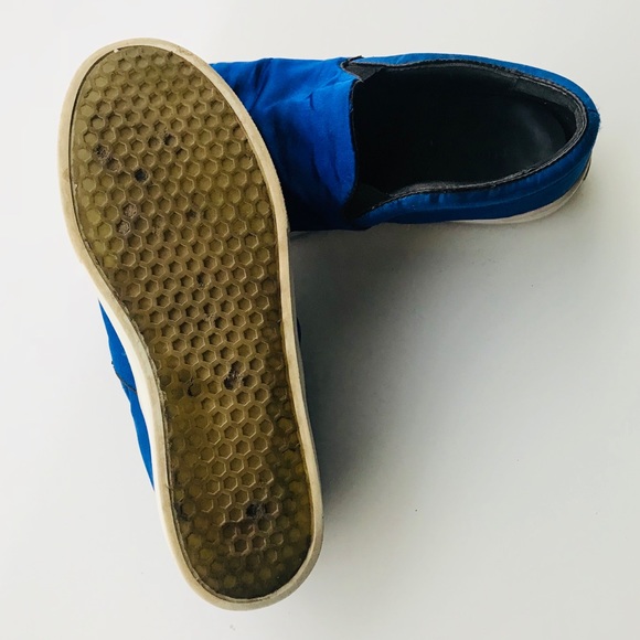 Celine Royal Blue Satin Sneakers - Picture 7 of 7